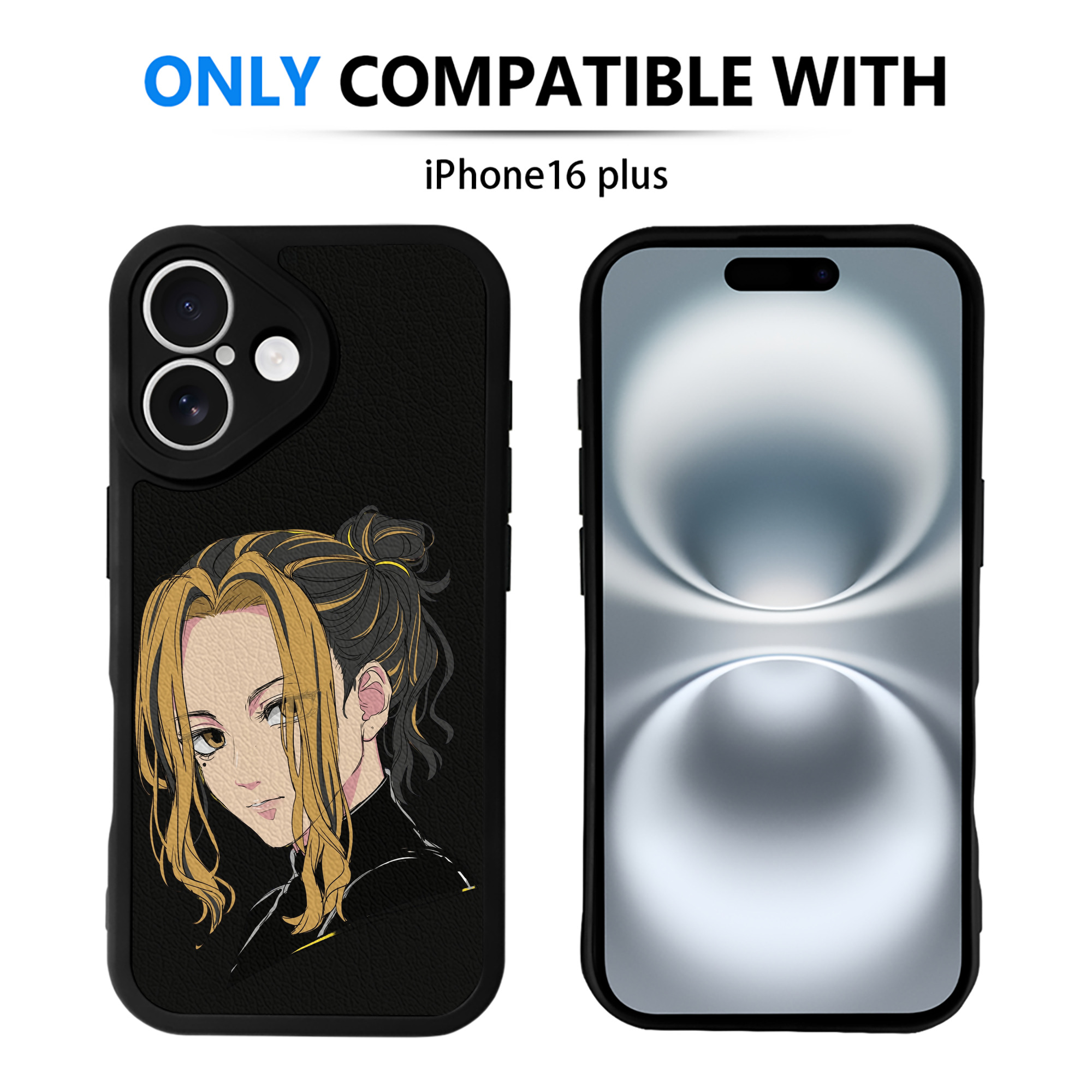 （画像用） 東京リベンジャーズ Tokyo Revengers 【iPhone 16シリーズ対応】シリコンスマホケース（レザー調） 材質：シリコン